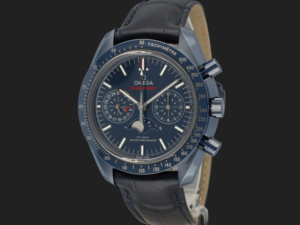 Omega Speedmaster Moonphase Co-Axial Master Chronometer Blue Side Of The Moon 304.93.44.52.03.001 (1)