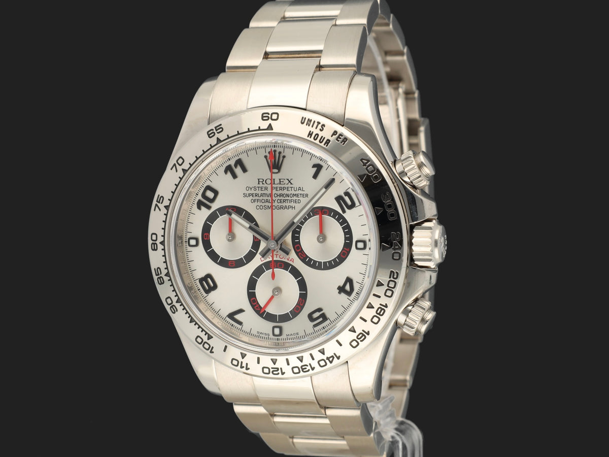 Rolex Daytona White Gold Silver Racing Dial 116509 (1)