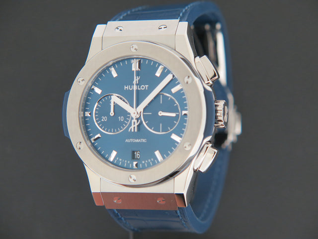 Hublot Classic Fusion Chronograph Blue NEW