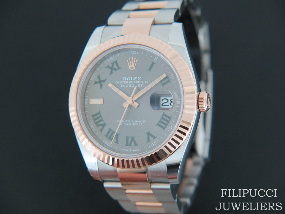 Rolex Datejust 41 Everosegold/Steel Slate Dial 126331 NEW (1)