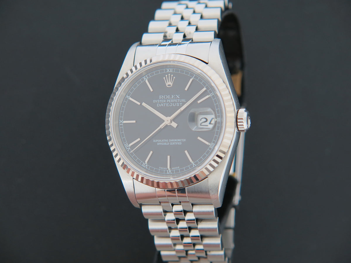 Rolex Datejust Black Dial 16234 (1)