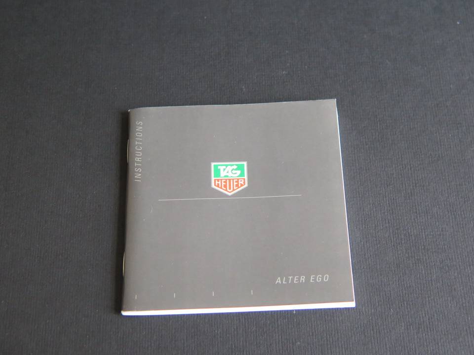 Tag Heuer Instructions Alter Ego Booklet 