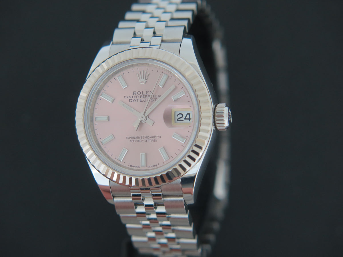 Rolex Lady-Datejust 28mm Pink Dial 279174 (1)