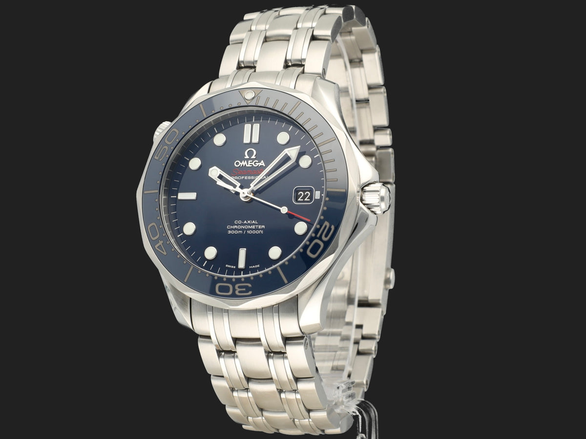Omega Seamaster Diver 300M Co-Axial Master Chronometer Blue Dial 212.30.41.20.03.001 (1)
