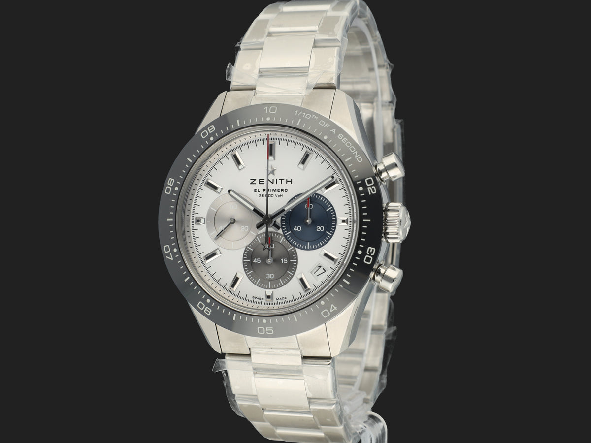Zenith Chronomaster Sport El Primero White Dial 03.3100.3600/69.M3100 NEW FULL STICKERS (1)