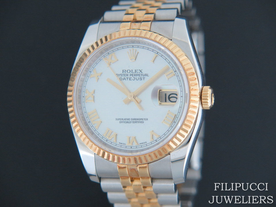 Rolex Datejust Gold/Steel MOP Dial 116233 (1)