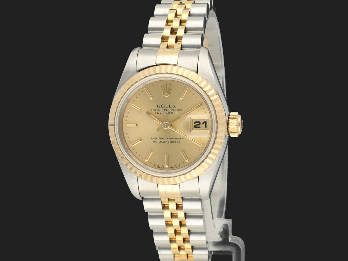 Rolex Lady-Datejust 26 Champagne Dial 69173 (1)