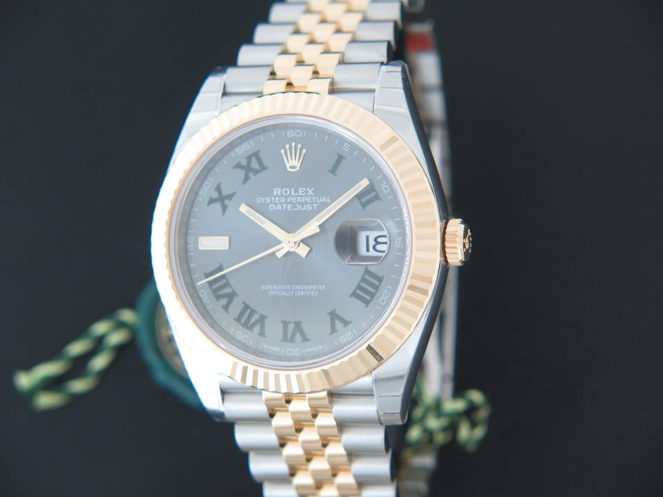 Rolex Datejust 41 Gold/Steel Slate Dial NEW 126333  (1)