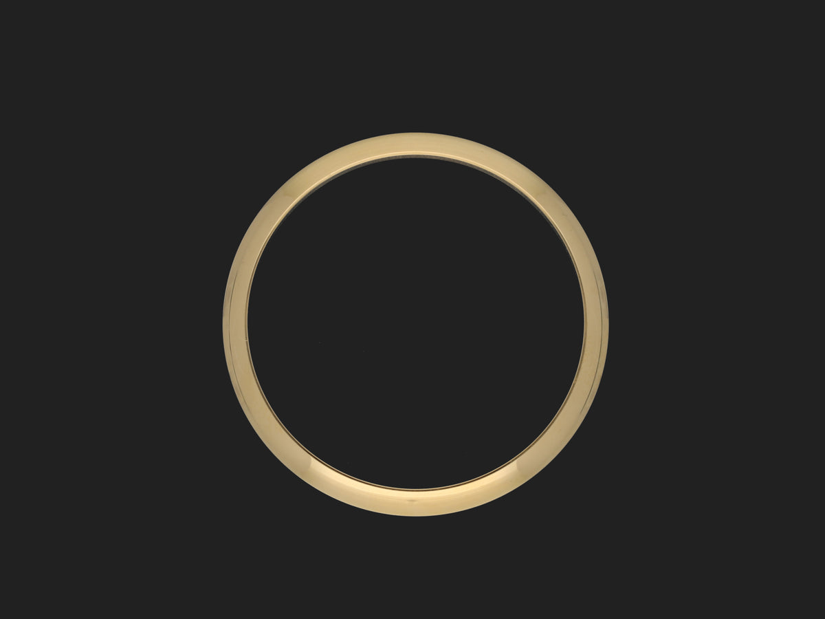 Rolex Yellow Gold Smooth Bezel for Datejust 126203 (1)