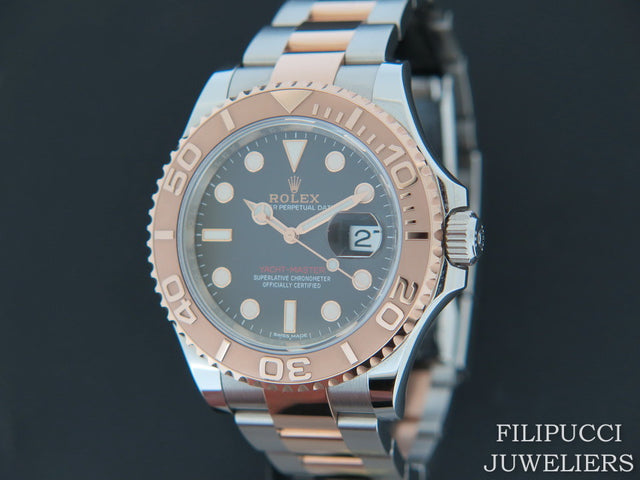 Rolex Yacht-Master Everosegold/Steel Black Dial