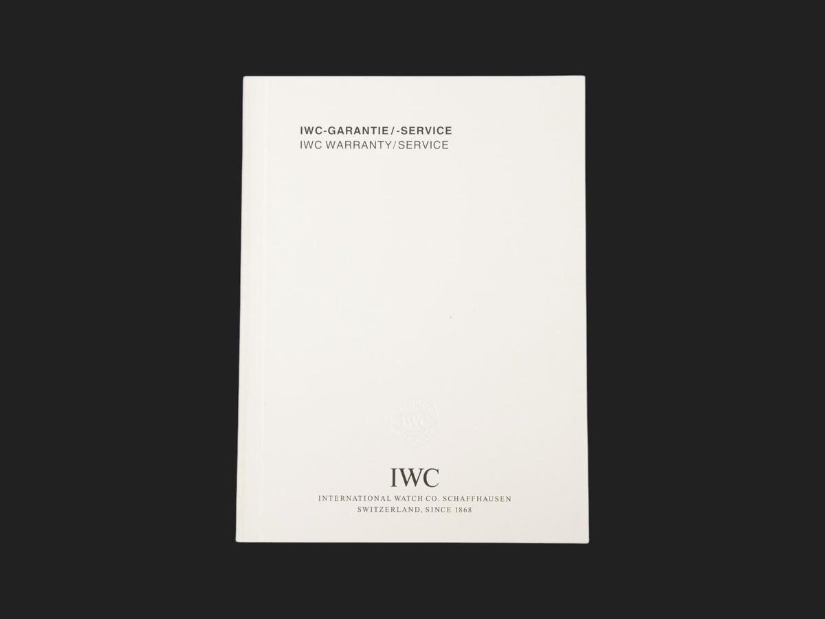 IWC Warranty Booklet  (1)