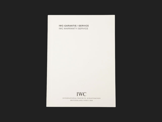 IWC Warranty Booklet