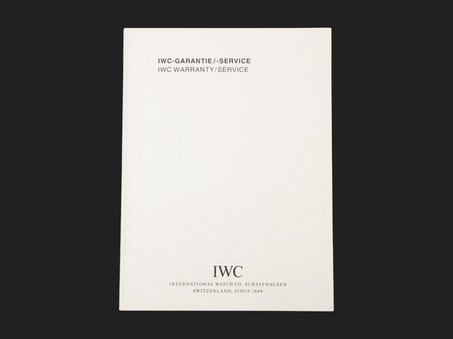 IWC Warranty Booklet