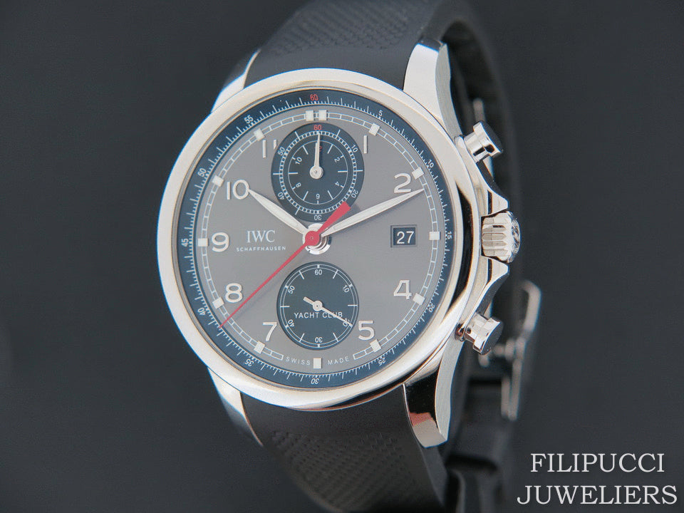 IWC Portugieser 44mm Yacht Club Chronograph Slate Grey IW390503 NEW (1)