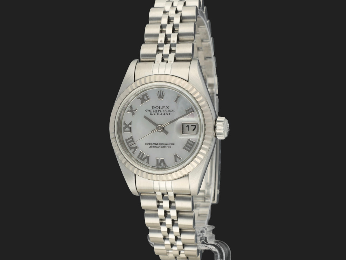 Rolex Lady-Datejust 26 MOP Roman Dial 79174  (1)