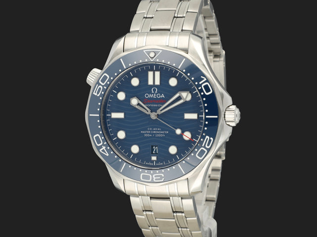 Omega Seamaster Diver 300M Co-Axial Master Chronometer Blue Dial