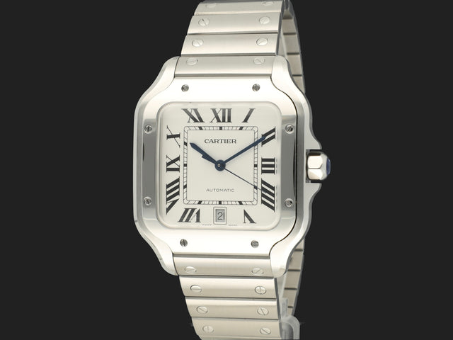 Cartier Santos Large Date Steel Roman Dial WSSA0018