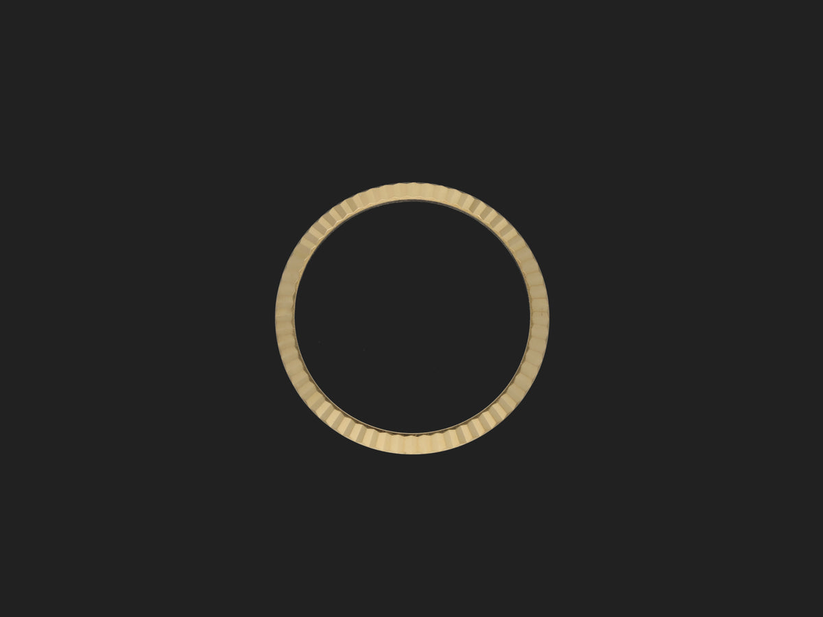 Rolex Yellow Gold Fluted Bezel for 26mm (1)