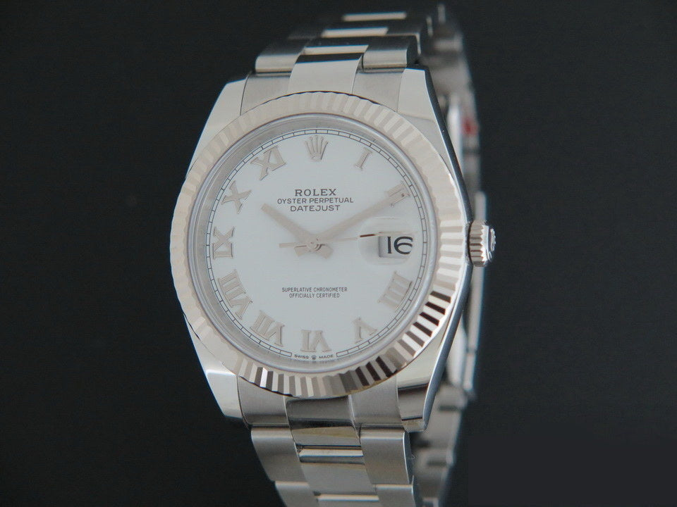 Rolex Datejust 41 White Roman Dial NEW 126334 (1)