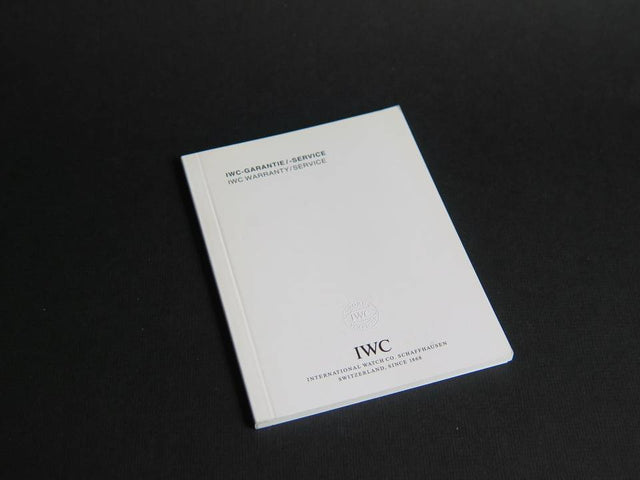 IWC Warranty Booklet