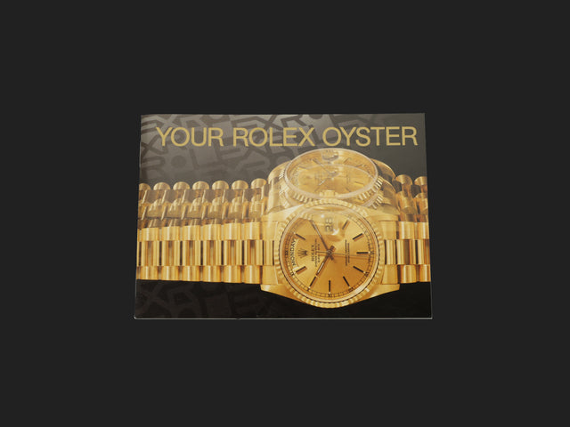 Rolex Oyster Booklet English