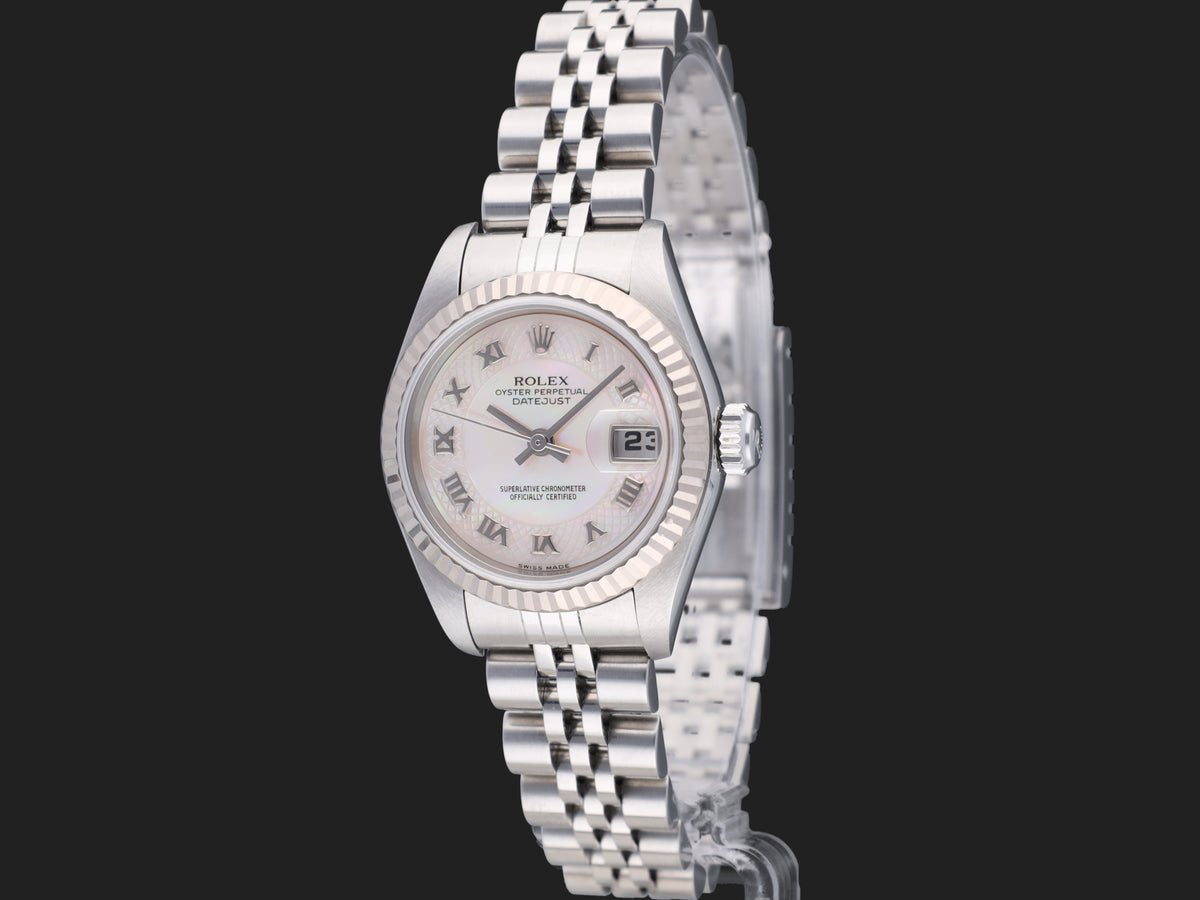 Rolex Lady-Datejust 26 MOP Roman Dial 79174 (1)