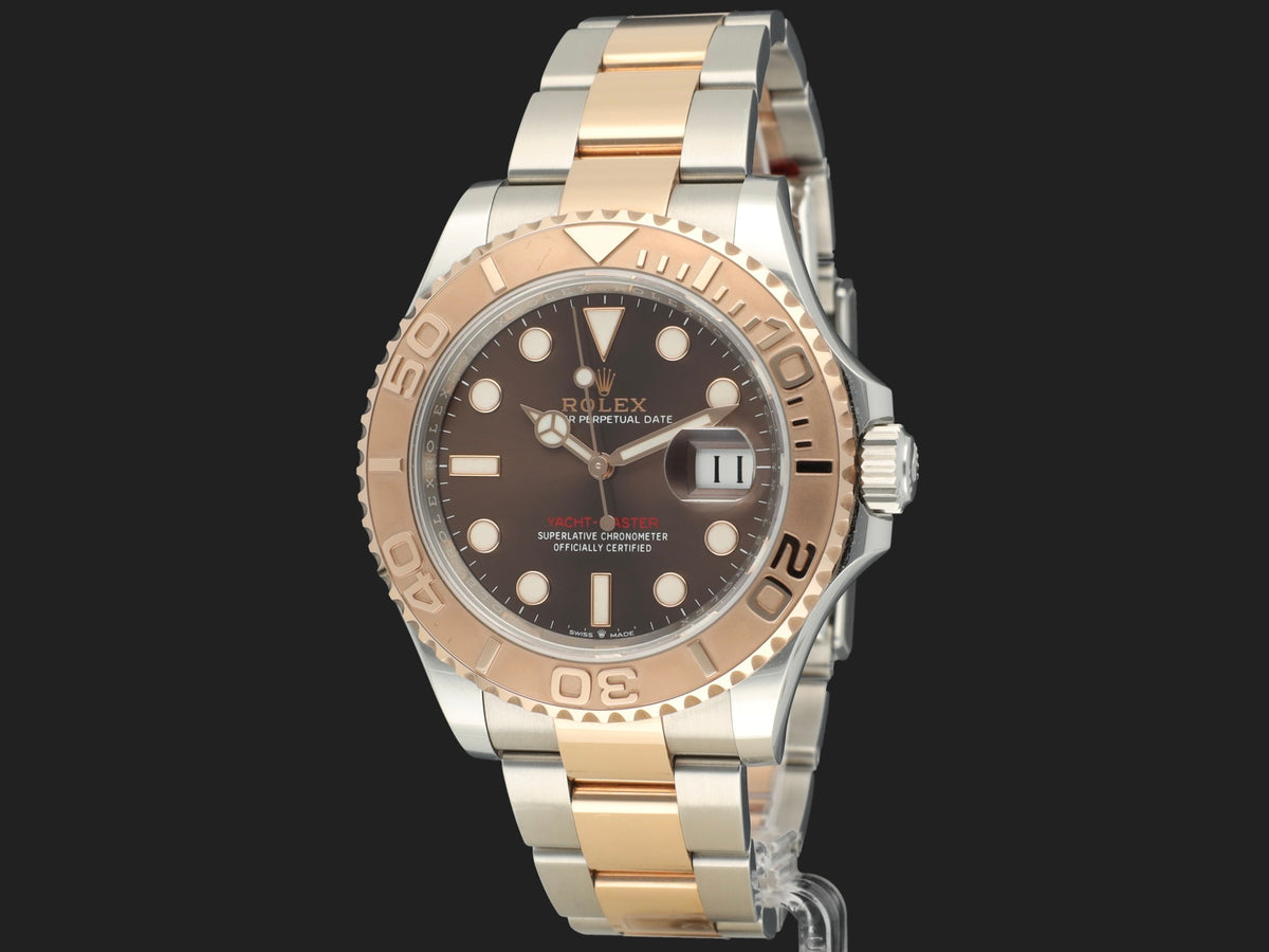 Rolex Yacht-Master Everose/Steel Chocolate Dial 126621 (1)
