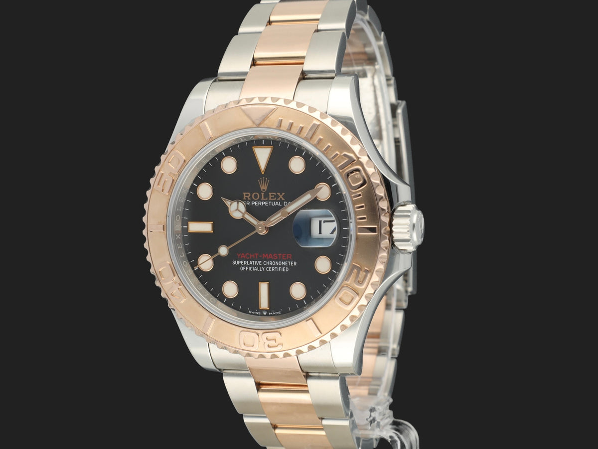 Rolex Yacht-Master Everose/Steel Black Dial 126621 (1)
