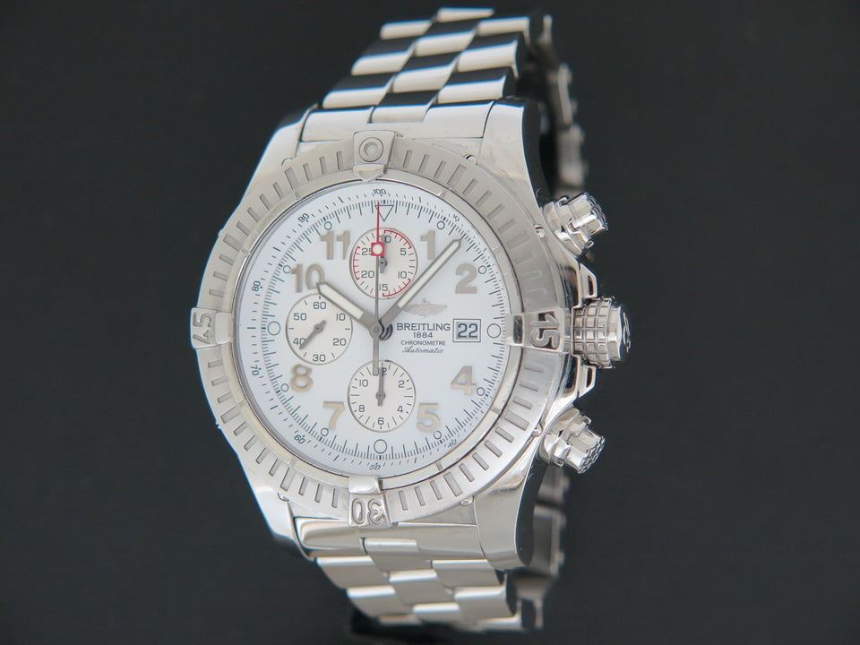 Breitling Super Avenger White Dial A13370 (1)