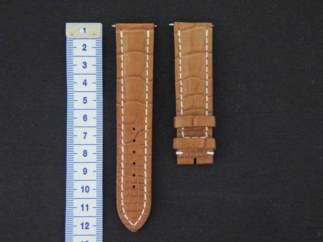 Breitling Crocodile Leather Strap 22 mm New