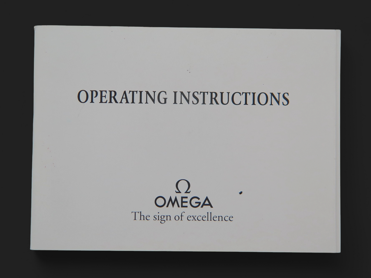 Omega Operating Instructions Booklet for cal. 1861/1863 (1)