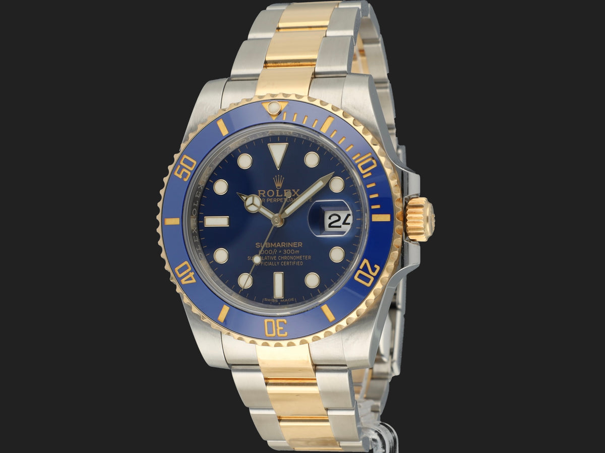 Rolex  Submariner Date Gold/Steel Blue Dial 116613LB (1)