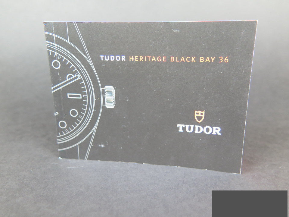 Tudor Heritage Black Bay 36 Booklet Italian 2016