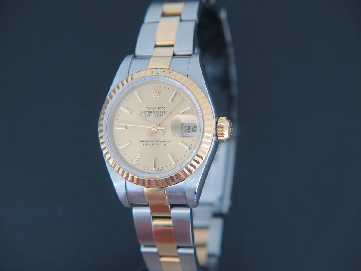Rolex Datejust Lady Gold/Steel Champagne 79173 (1)
