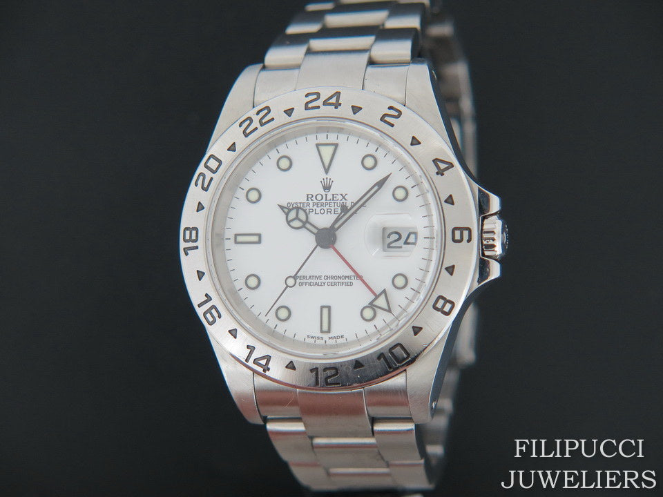 Rolex Explorer II White Dial 16570 (1)