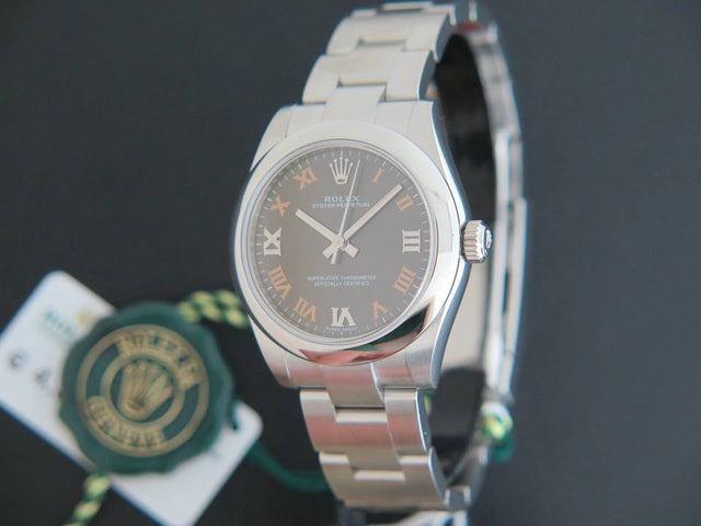 Rolex Oyster Perpetual Dark Grey Dial