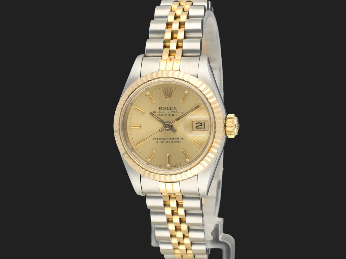 Rolex Lady-Datejust 26 Champagne Dial 69173 (1)