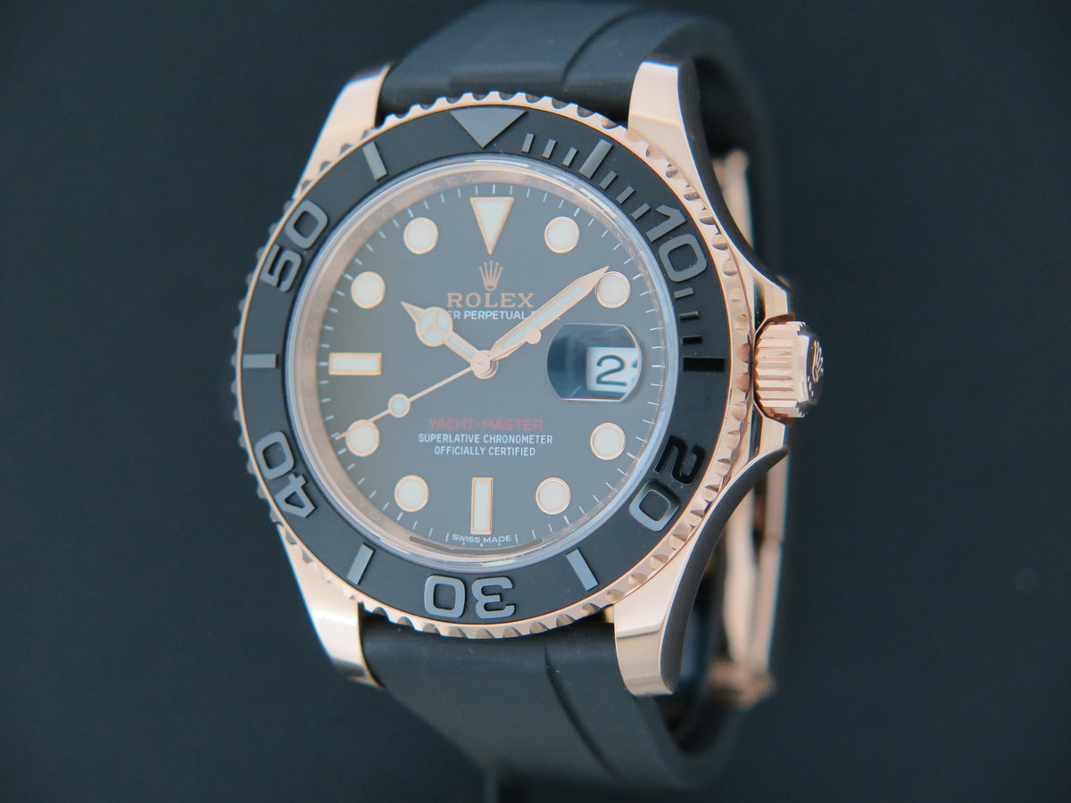 Rolex Yacht-Master Everose Oysterflex 116655 (1)