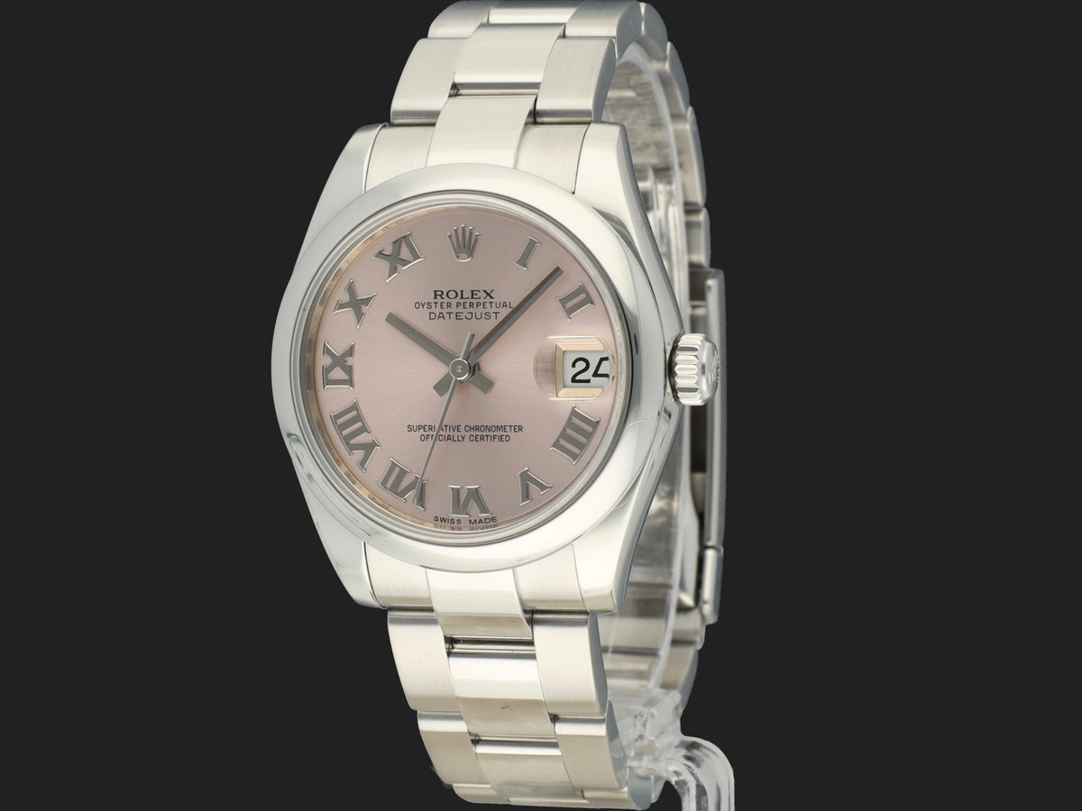 Rolex Datejust 31 Pink Roman Dial 178240 (1)