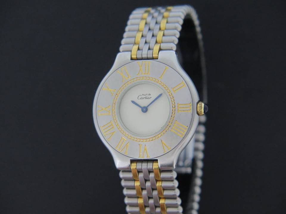Cartier Must 21 Gold/Steel (1)