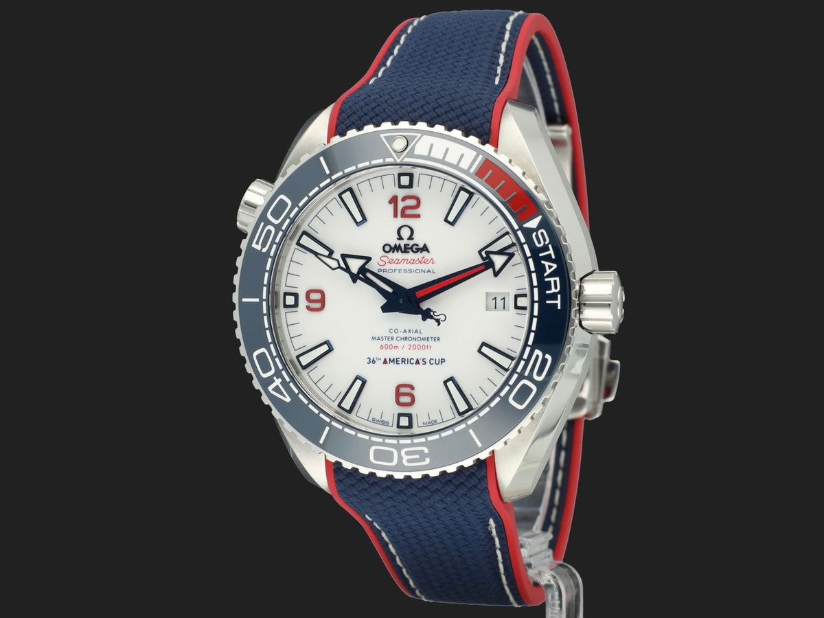 Omega Seamaster Planet Ocean 600m America's Cup 2021 Limited Edition 21532432104001 (1)
