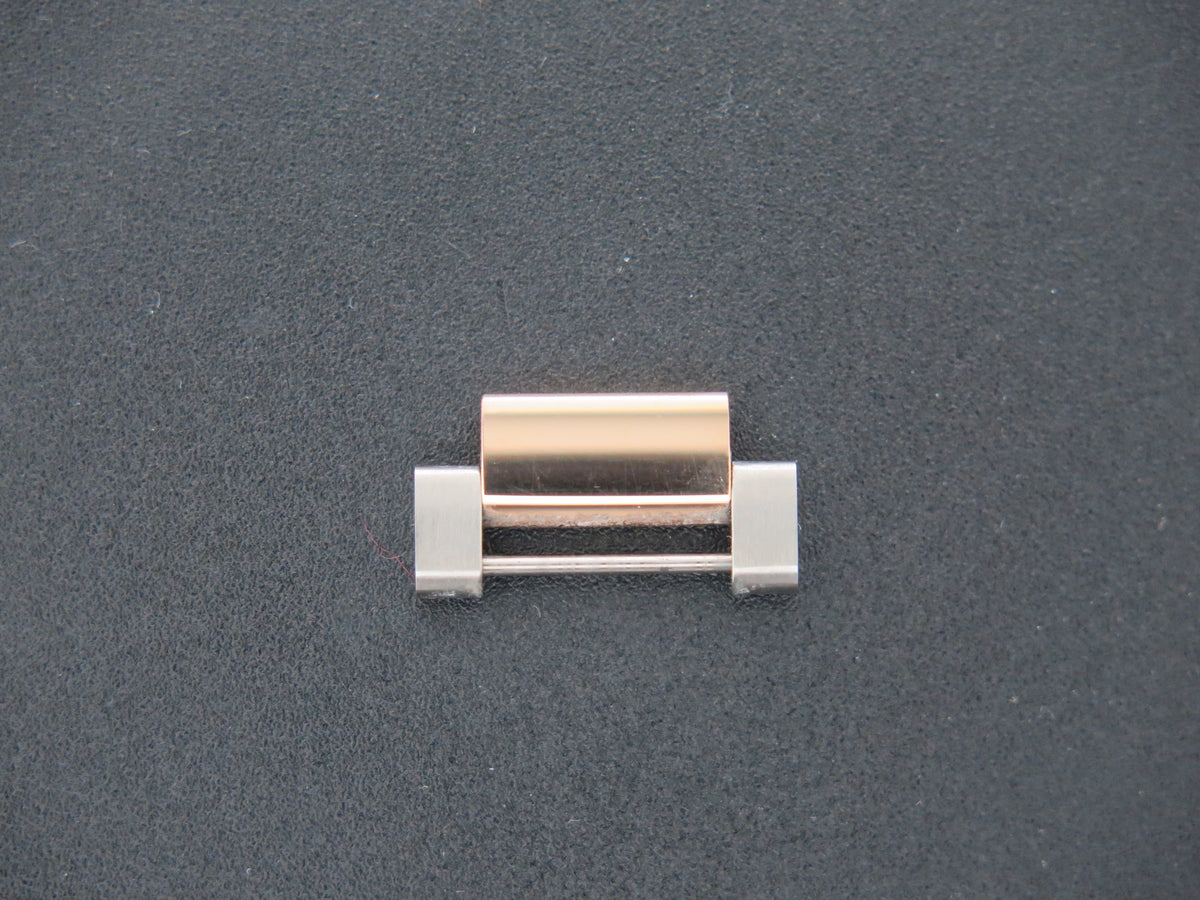 Omega 18MM Rose Gold/Steel Half Link for Aqua Terra (1)