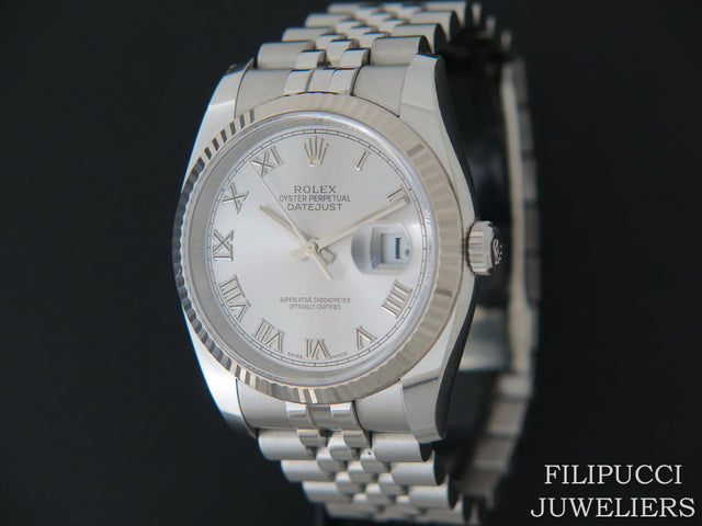 Rolex Datejust Rhodium Dial