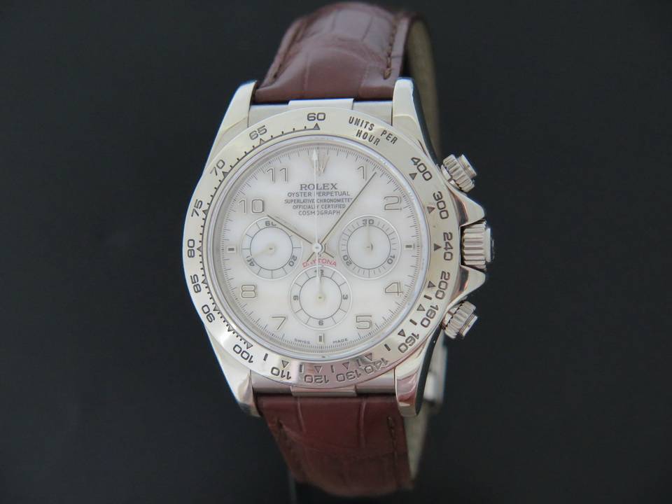 Rolex Daytona Whitegold 16519  (1)