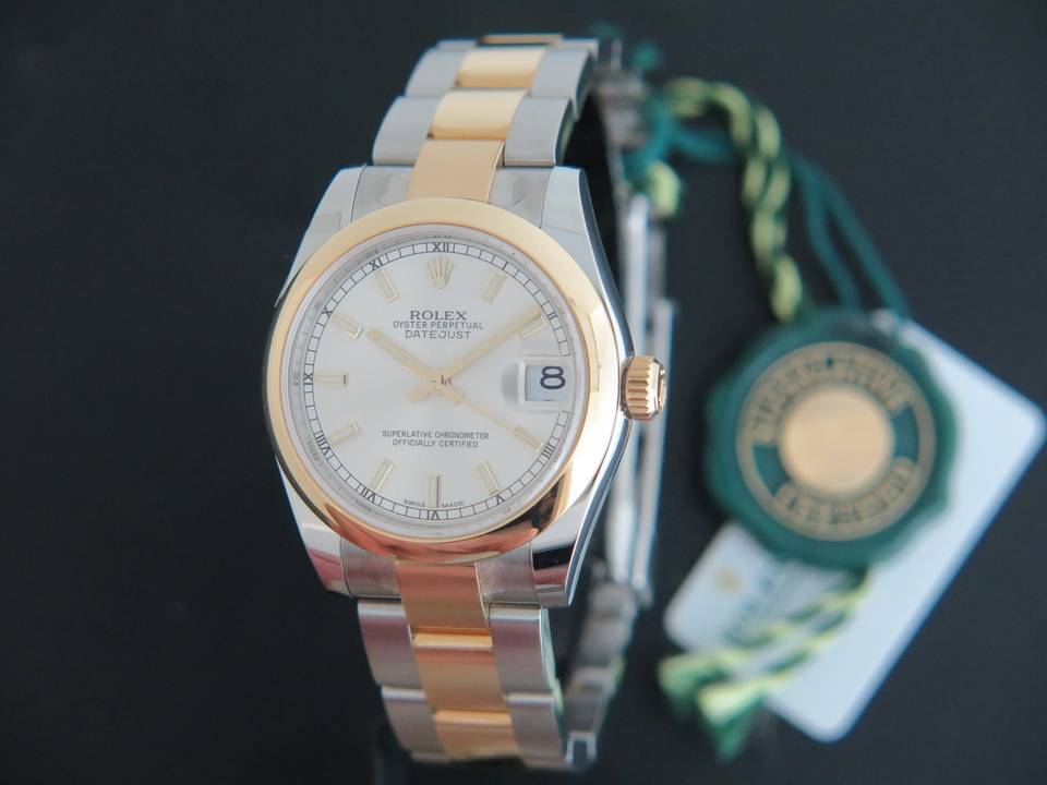 Rolex Datejust Gold/Steel Silver Dial NEW 178243 (1)