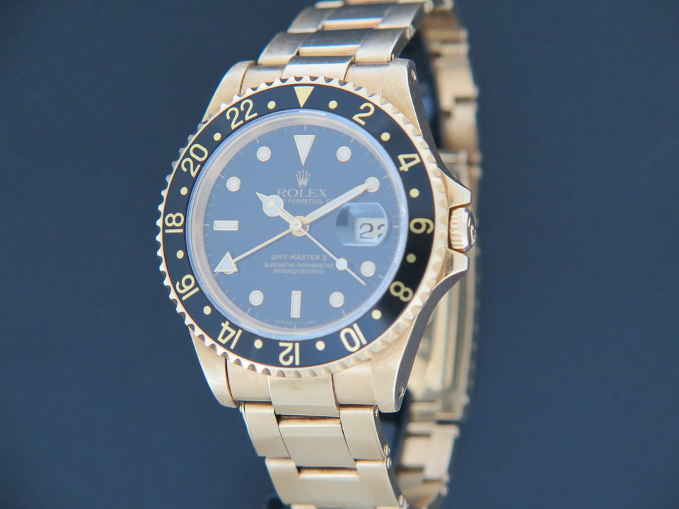 Rolex GMT-Master II Yellow Gold 16718 (1)
