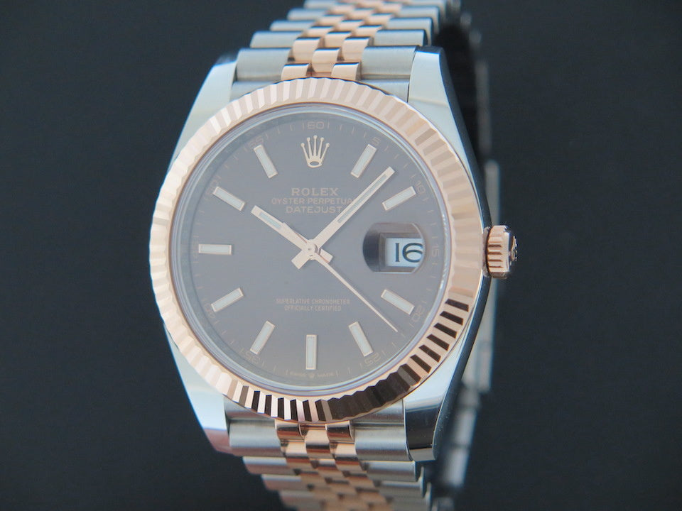 Rolex Datejust 41 Everosegold/Steel 126331 Choco Dial  (1)