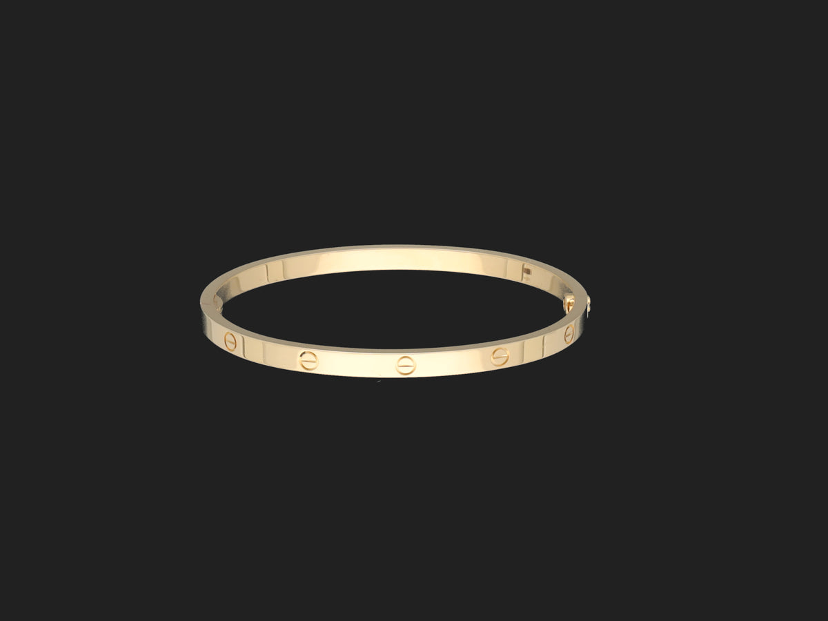 Cartier Love Bracelet Small Model Yellow Gold Size 16 (1)