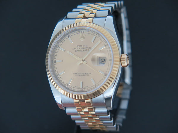 Rolex Datejust Gold/Steel Champagne Dial