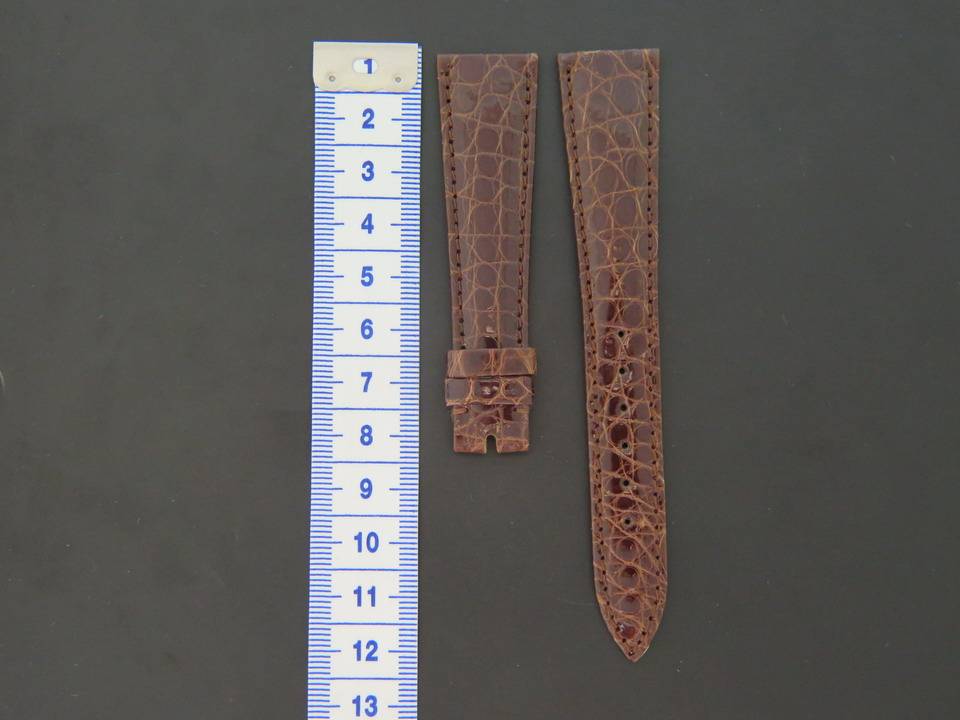 Patek Philippe Crocodile Leather Strap 19 mm New (1)
